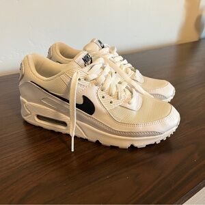 Nike Air Max White and Black Sneakers